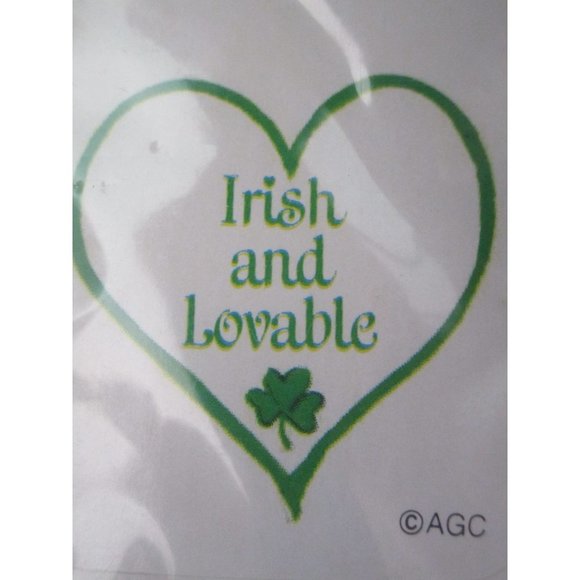 Good Luck Care Bear Shamrock St Patricks Day Vintage Stickers Two Sheets Used - Picture 10 of 13